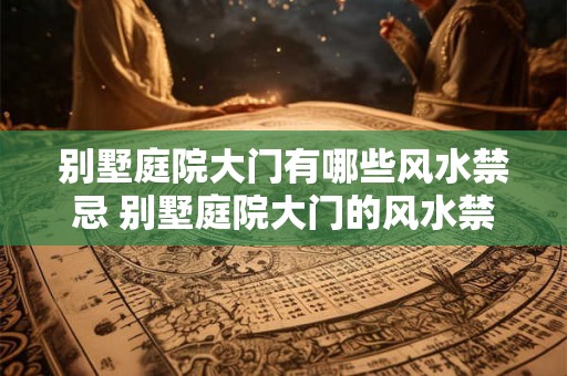 别墅庭院大门有哪些风水禁忌 别墅庭院大门的风水禁忌有哪些