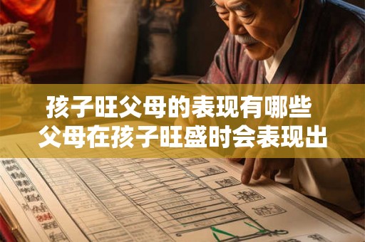 孩子旺父母的表现有哪些 父母在孩子旺盛时会表现出哪些特点