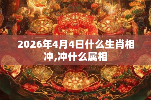 2026年4月4日什么生肖相冲,冲什么属相