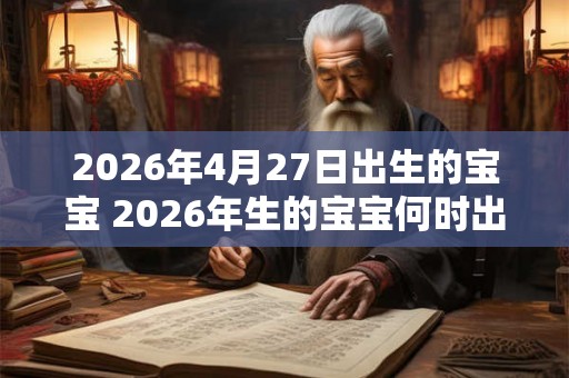 2026年4月27日出生的宝宝 2026年生的宝宝何时出生