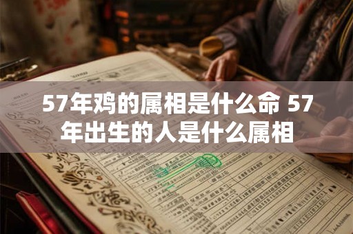 57年鸡的属相是什么命 57年出生的人是什么属相 57年鸡的属相是什么命 57年出生的人是什么属相