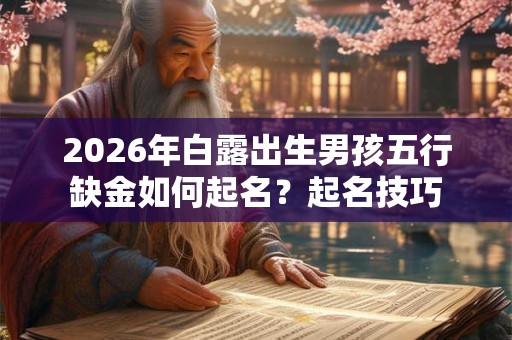 2026年白露出生男孩五行缺金如何起名?起名技巧 2026年白露出生男孩五行缺金如何起名?起名技巧