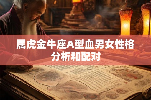 属虎金牛座A型血男女性格分析和配对 属虎金牛座A型血男女性格分析和配对