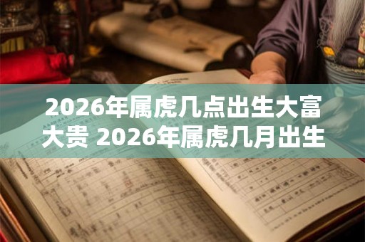 2026年属虎几点出生大富大贵 2026年属虎几月出生最好 2026年属虎几点出生大富大贵 2026年属虎几月出生最好