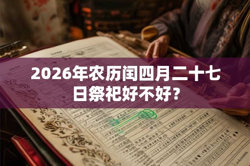 2026年农历闰四月二十七日祭祀好不好？