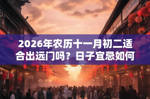 2026年农历十一月初二适合出远门吗？日子宜忌如何？