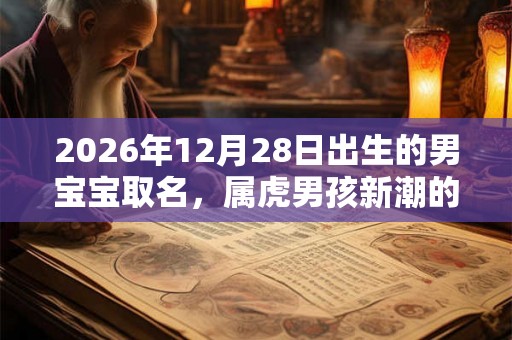 2026年12月28日出生的男宝宝取名，属虎男孩新潮的名字