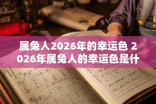 属兔人2026年的幸运色 2026年属兔人的幸运色是什么