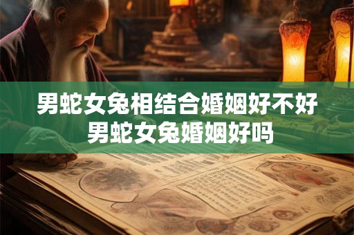 男蛇女兔相结合婚姻好不好 男蛇女兔婚姻好吗