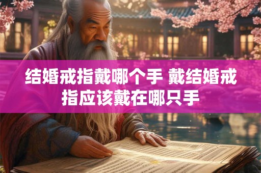 结婚戒指戴哪个手 戴结婚戒指应该戴在哪只手