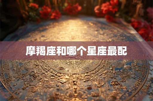 摩羯座和哪个星座最配 摩羯座和哪个星座最配