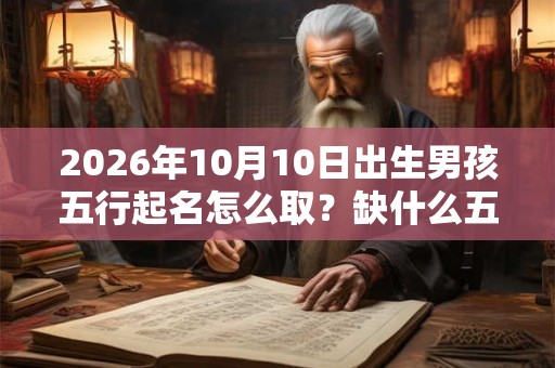 2026年10月10日出生男孩五行起名怎么取？缺什么五行呢？