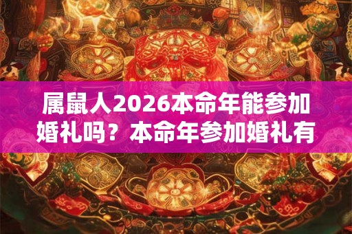 属鼠人2026本命年能参加婚礼吗？本命年参加婚礼有什么讲究？