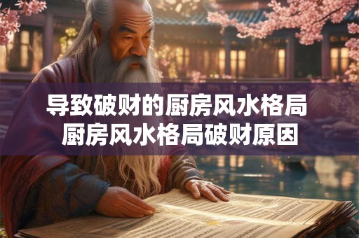 导致破财的厨房风水格局 厨房风水格局破财原因 导致破财的厨房风水格局 厨房风水格局破财原因