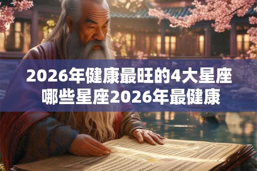 2026年健康最旺的4大星座 哪些星座2026年最健康