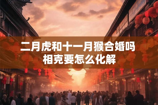 二月虎和十一月猴合婚吗 相克要怎么化解