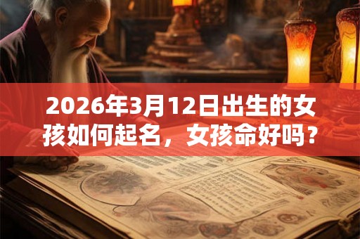 2026年3月12日出生的女孩如何起名,女孩命好吗? 2026年3月12日出生的女孩如何起名,女孩命好吗?