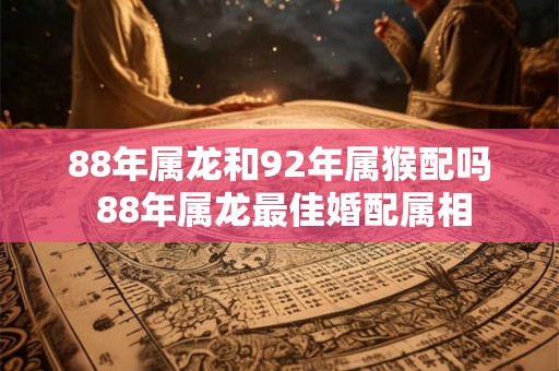 88年属龙和92年属猴配吗 88年属龙最佳婚配属相 88年属龙和92年属猴配吗 88年属龙最佳婚配属相