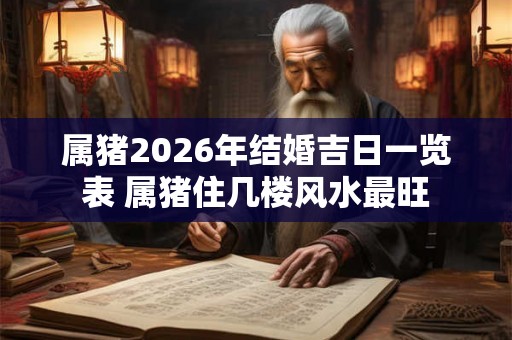 属猪2026年结婚吉日一览表 属猪住几楼风水最旺