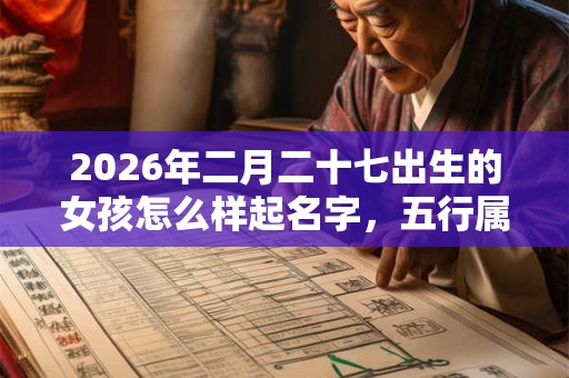 2026年二月二十七出生的女孩怎么样起名字,五行属什么 2026年二月二十七出生的女孩怎么样起名字,五行属什么