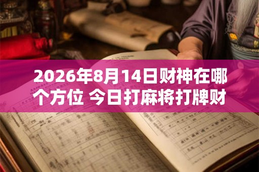 2026年8月14日财神在哪个方位 今日打麻将打牌财神方位
