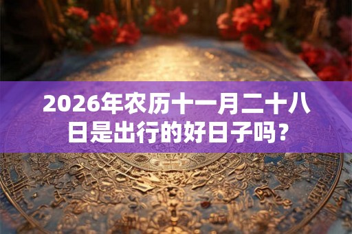 2026年农历十一月二十八日是出行的好日子吗？