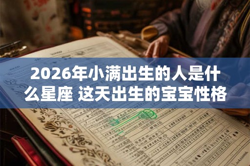 2026年小满出生的人是什么星座 这天出生的宝宝性格分析