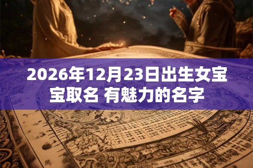 2026年12月23日出生女宝宝取名 有魅力的名字