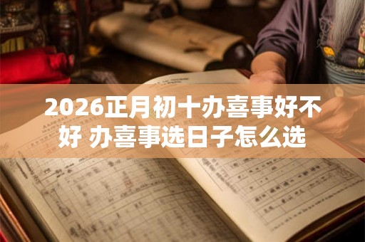 2026正月初十办喜事好不好 办喜事选日子怎么选