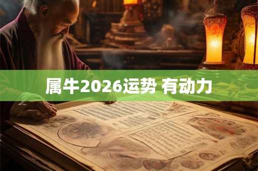 属牛2026运势 有动力 属牛2026运势 有动力