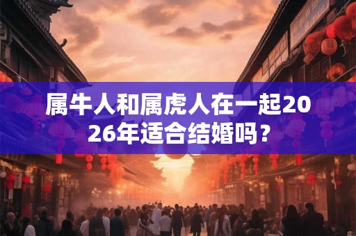 属牛人和属虎人在一起2026年适合结婚吗？