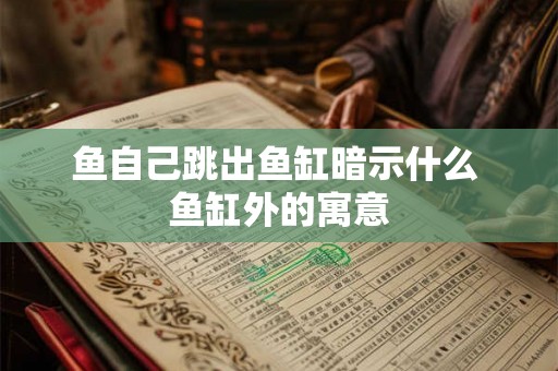 鱼自己跳出鱼缸暗示什么 鱼缸外的寓意