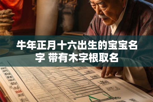 牛年正月十六出生的宝宝名字 带有木字根取名 牛年正月十六出生的宝宝名字 带有木字根取名