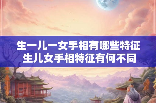 生一儿一女手相有哪些特征 生儿女手相特征有何不同