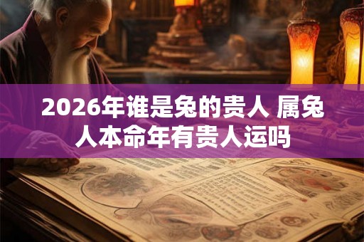 2026年谁是兔的贵人 属兔人本命年有贵人运吗