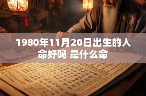 1980年11月20日出生的人命好吗 是什么命