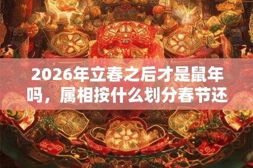 2026年立春之后才是鼠年吗，属相按什么划分春节还是立春？