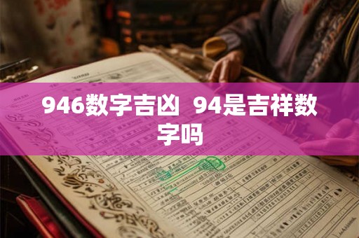 946数字吉凶  94是吉祥数字吗