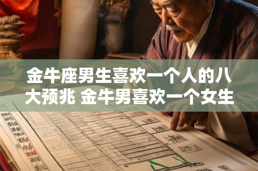 金牛座男生喜欢一个人的八大预兆 金牛男喜欢一个女生有哪些表现 金牛座男生喜欢一个人的八大预兆 金牛男喜欢一个女生有哪些表现