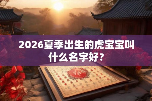 2026夏季出生的虎宝宝叫什么名字好? 2026夏季出生的虎宝宝叫什么名字好?