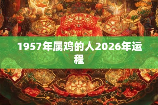 1957年属鸡的人2026年运程
