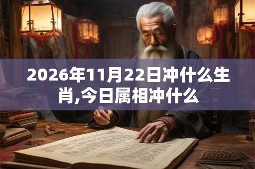 2026年11月22日冲什么生肖,今日属相冲什么