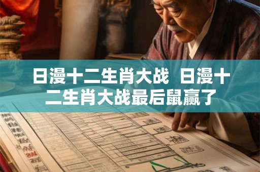 日漫十二生肖大战  日漫十二生肖大战最后鼠赢了