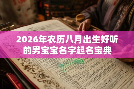 2026年农历八月出生好听的男宝宝名字起名宝典