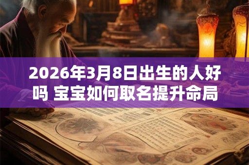 2026年3月8日出生的人好吗 宝宝如何取名提升命局