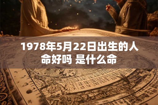 1978年5月22日出生的人命好吗 是什么命
