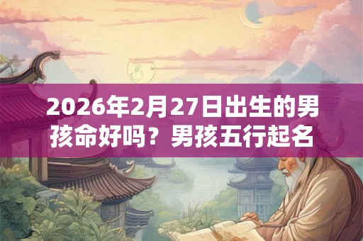 2026年2月27日出生的男孩命好吗?男孩五行起名 2026年2月27日出生的男孩命好吗?男孩五行起名