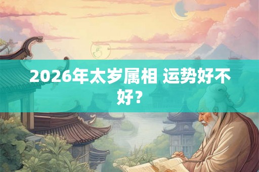 2026年太岁属相 运势好不好？