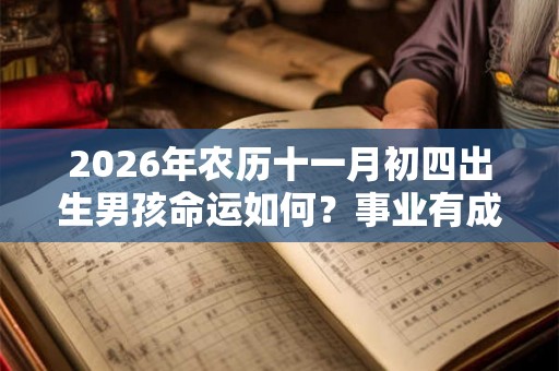 2026年农历十一月初四出生男孩命运如何？事业有成吗？