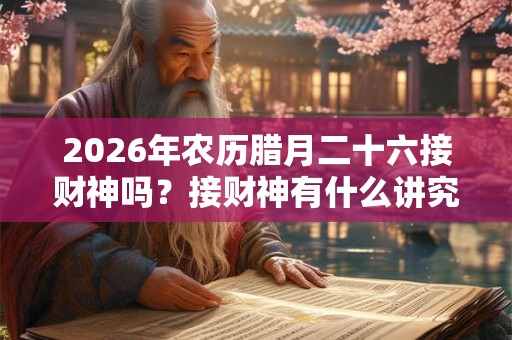 2026年农历腊月二十六接财神吗？接财神有什么讲究？
